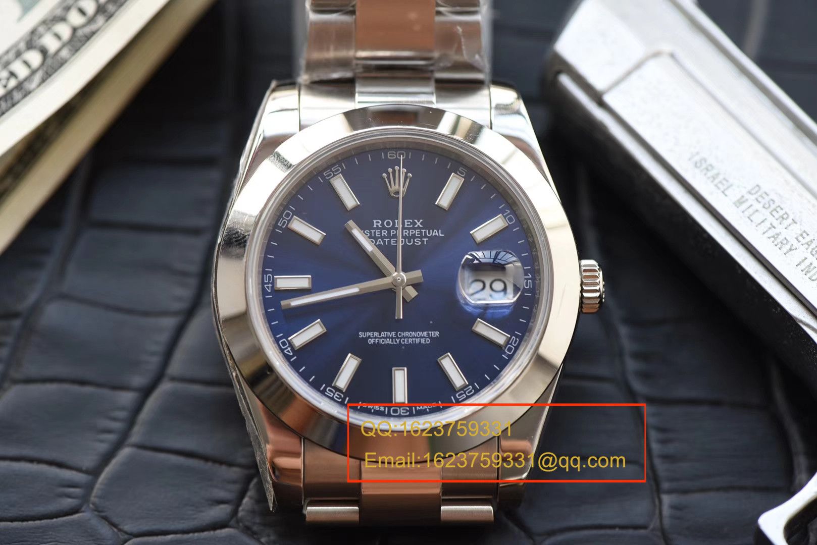 【 Video analysis N Factory  Perfect  High quality  Replica Watches 】 Rolex   Datejust 系列116300蓝盘 wrist watches  / RBD187