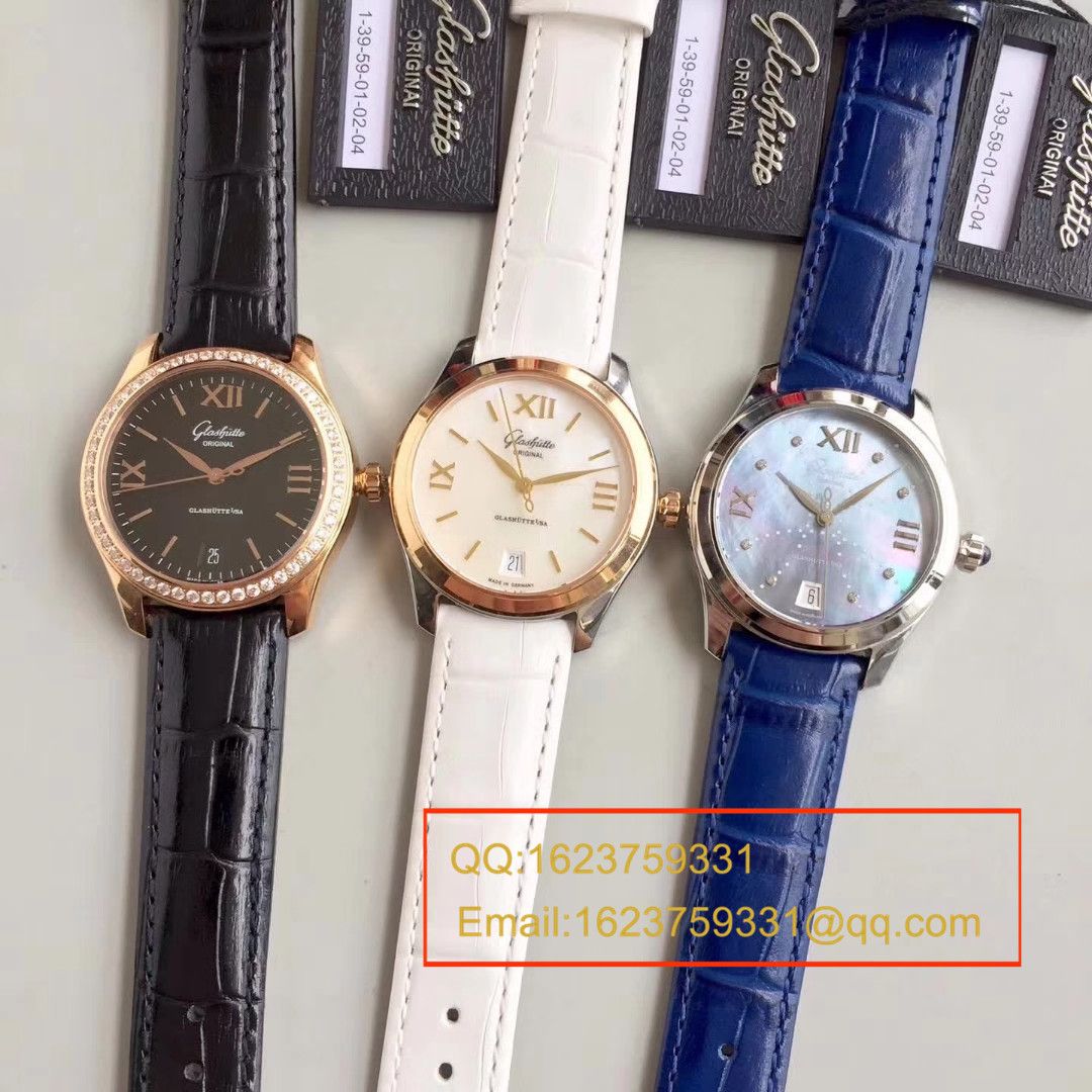 【FK Perfect  High quality  Replica Watches 】glashuette original原创女表系列39-22-08-02-44女士 wrist watches  / GLA045