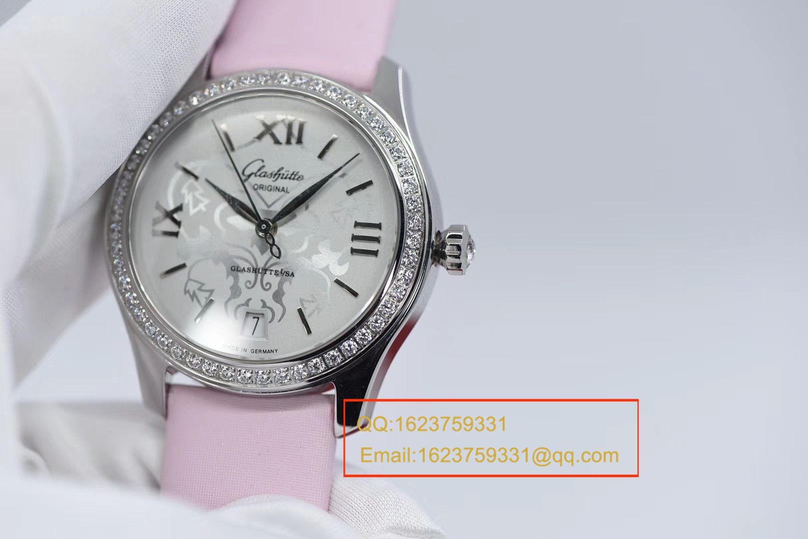 【FK Perfect  High quality 精 Replica 女表】glashuette original原创女表系列1-39-22-03-22-44 wrist watches  / GLA048