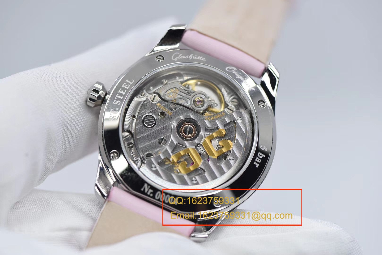 【FK Perfect  High quality 精 Replica 女表】glashuette original原创女表系列1-39-22-03-22-44 wrist watches  / GLA048