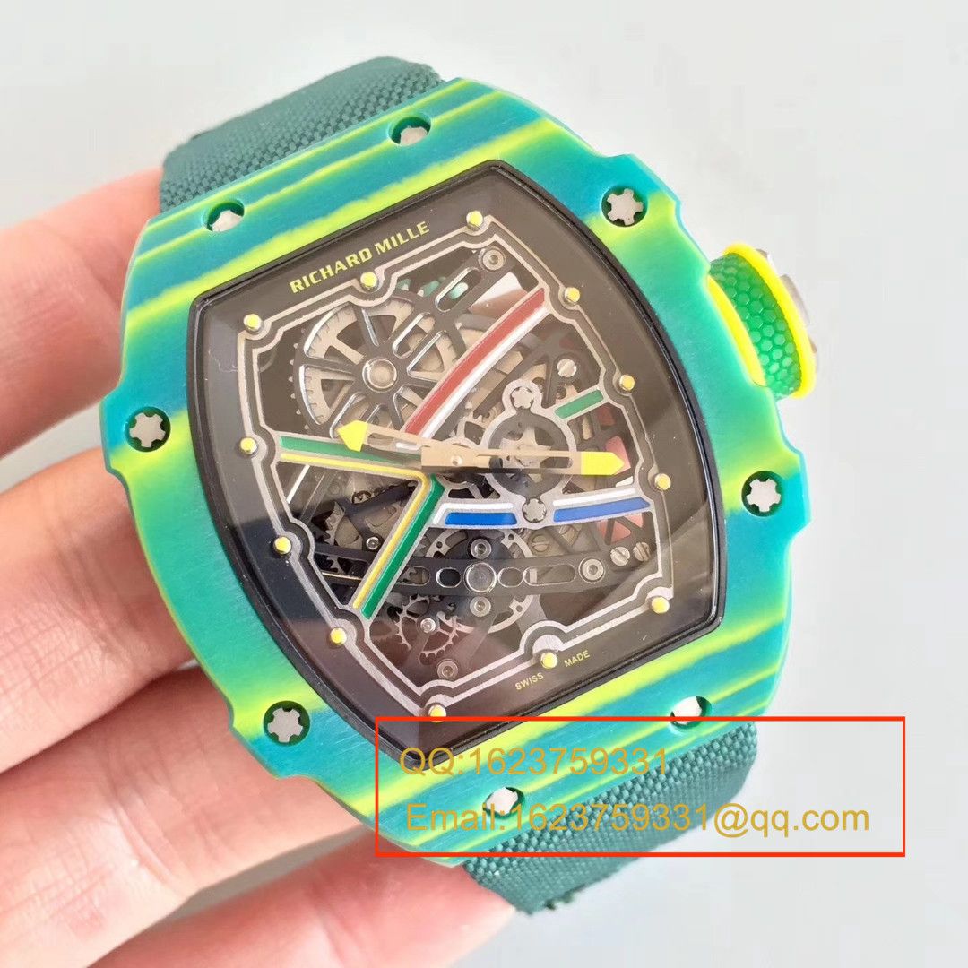 【RM Perfect  High quality  Replica Watches 】RICHARD MILLE RICHARD MILLE男士系列RM 67-02 Wayde van Niekerk wrist watches  / RM 67-02
