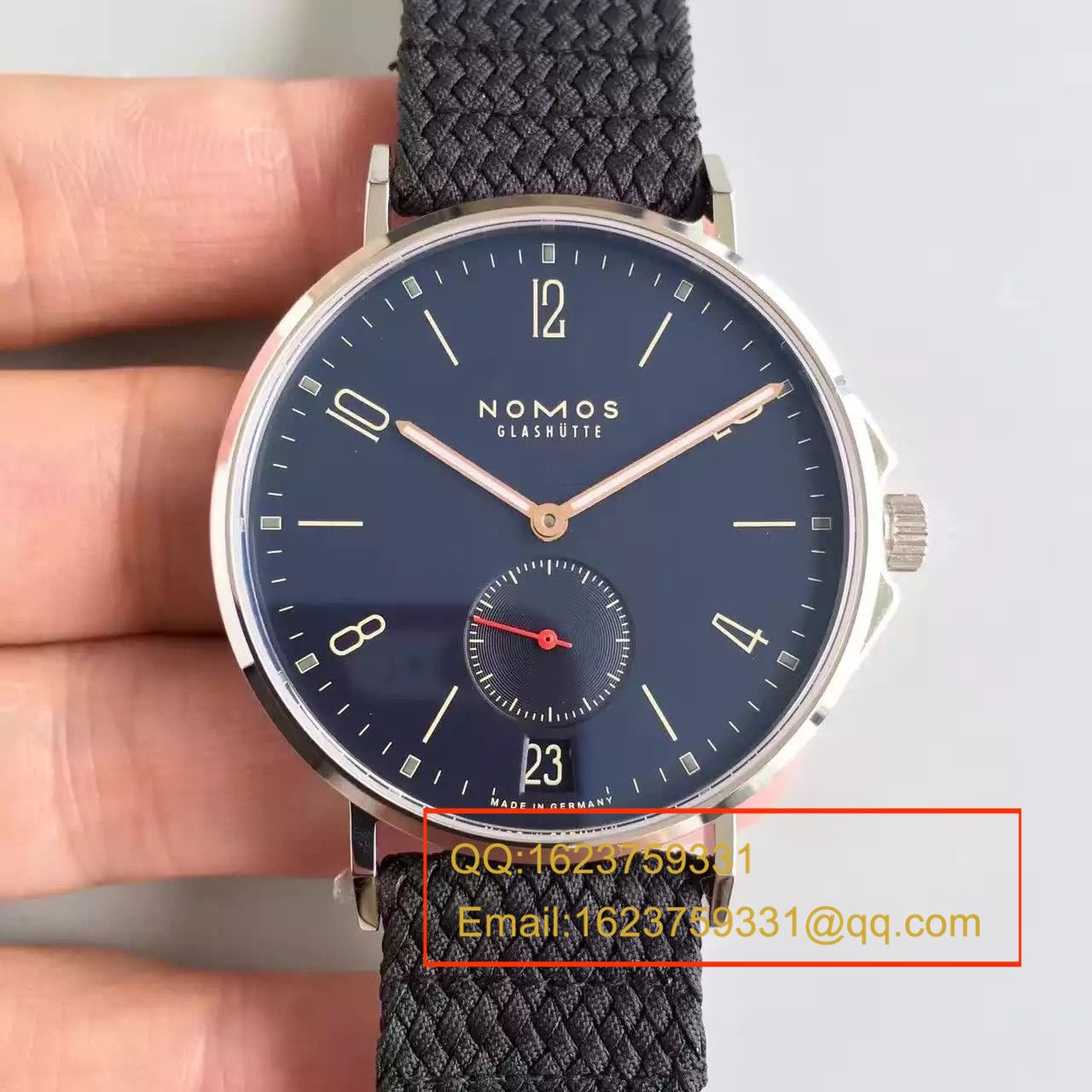 【OS Factory  Perfect  top  Replica Copy  Watches 】NOMOS（诺莫斯）Ahoi系列 550/551/552/553首款潜水表搭配尼龙带 wrist watches  / NO001