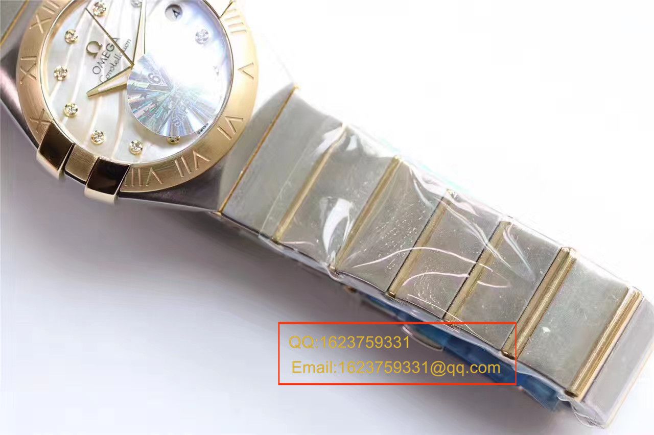 【HBBV6 Factory  Perfect  High quality  Replica  wrist watches 】OMEGA Constellation 系列PLUMA轻羽 wrist watches 123.10.27.20.57.001女士机械 / M287