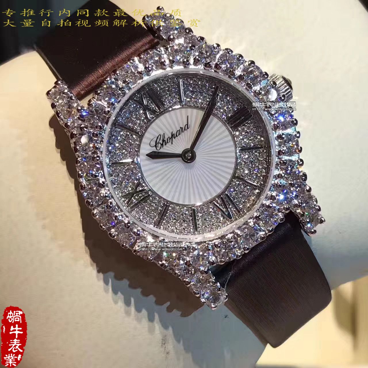 【 Chopard 钻石 Watches 139419高品质】 Chopard 钻石 Watches 系列139419-1001女士 wrist watches  / XB012
