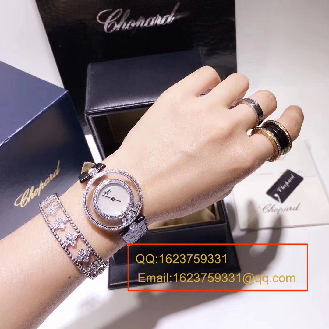  Chopard 四叶草 Replica  Replica HAPPY DIAMONDS系列203957-1201女士石英 wrist watches  / XB010