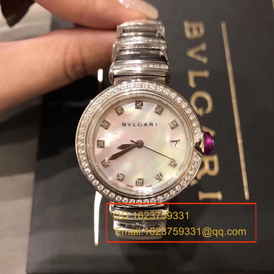 【BV Factory  Perfect  High quality 精 Replica Watches 】 BVLGARI LVCEA系列102198 LU33WSPGSPGD/11女士 wrist watches  / BG017