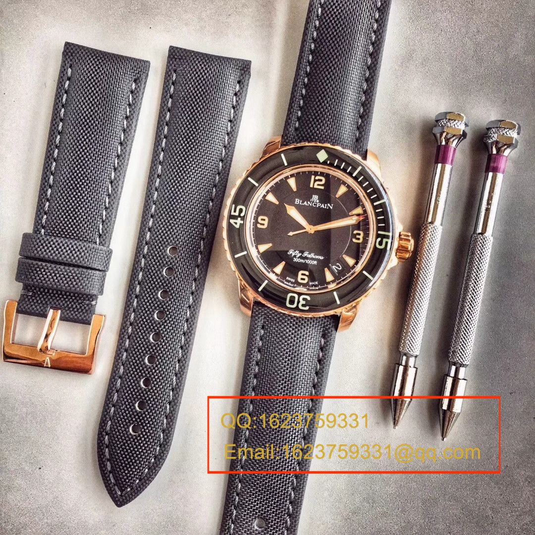 【ZF Perfect  High quality  Replica Watches 】Blancpain   Fifty Fathoms 系列5015-3630-52 自动机械 wrist watches  / BP034