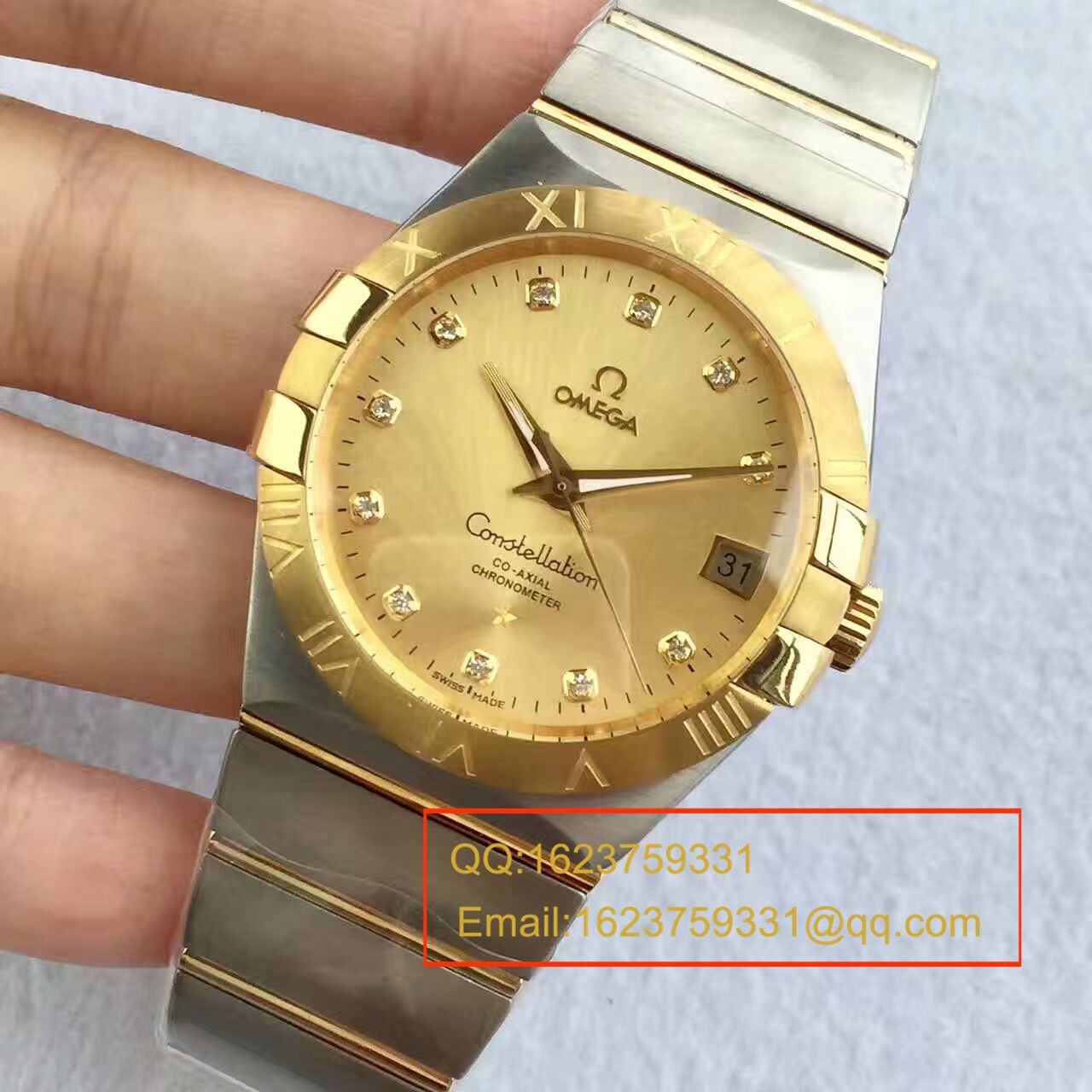 【SSS Perfect  High quality  Replica Watches 】OMEGA Constellation 系列123.20.38.21.01.001 wrist watches 《多色可选》 / M261