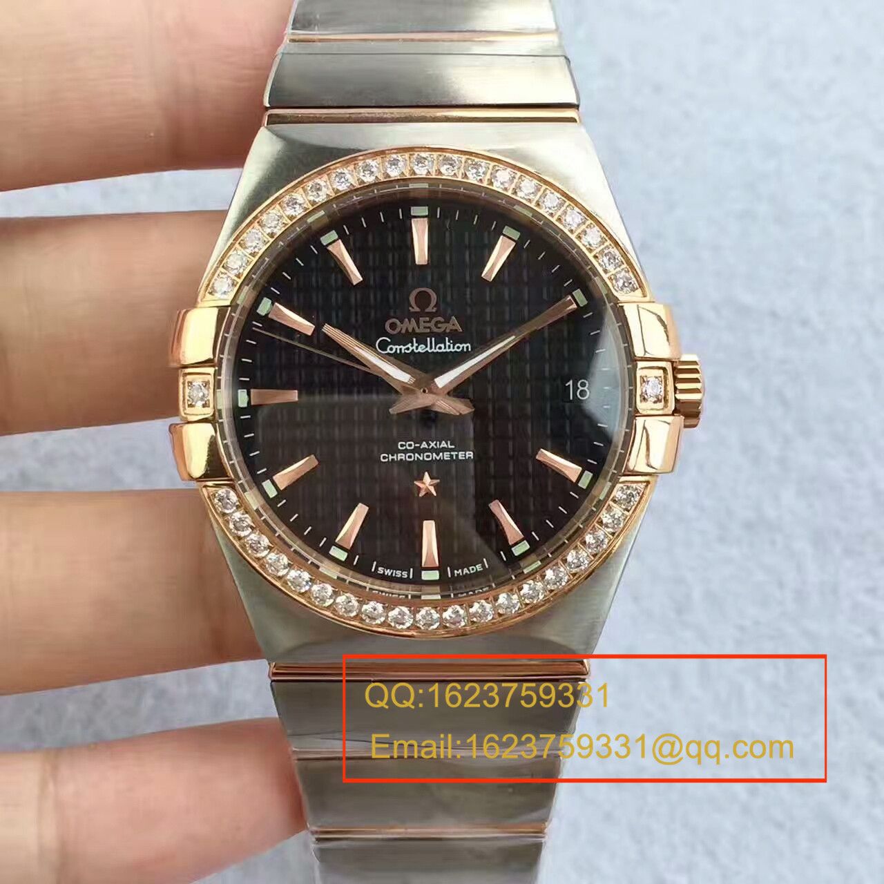 【SSS Perfect  High quality  Replica Watches 】OMEGA Constellation 系列123.20.38.21.01.001 wrist watches 《多色可选》 / M261