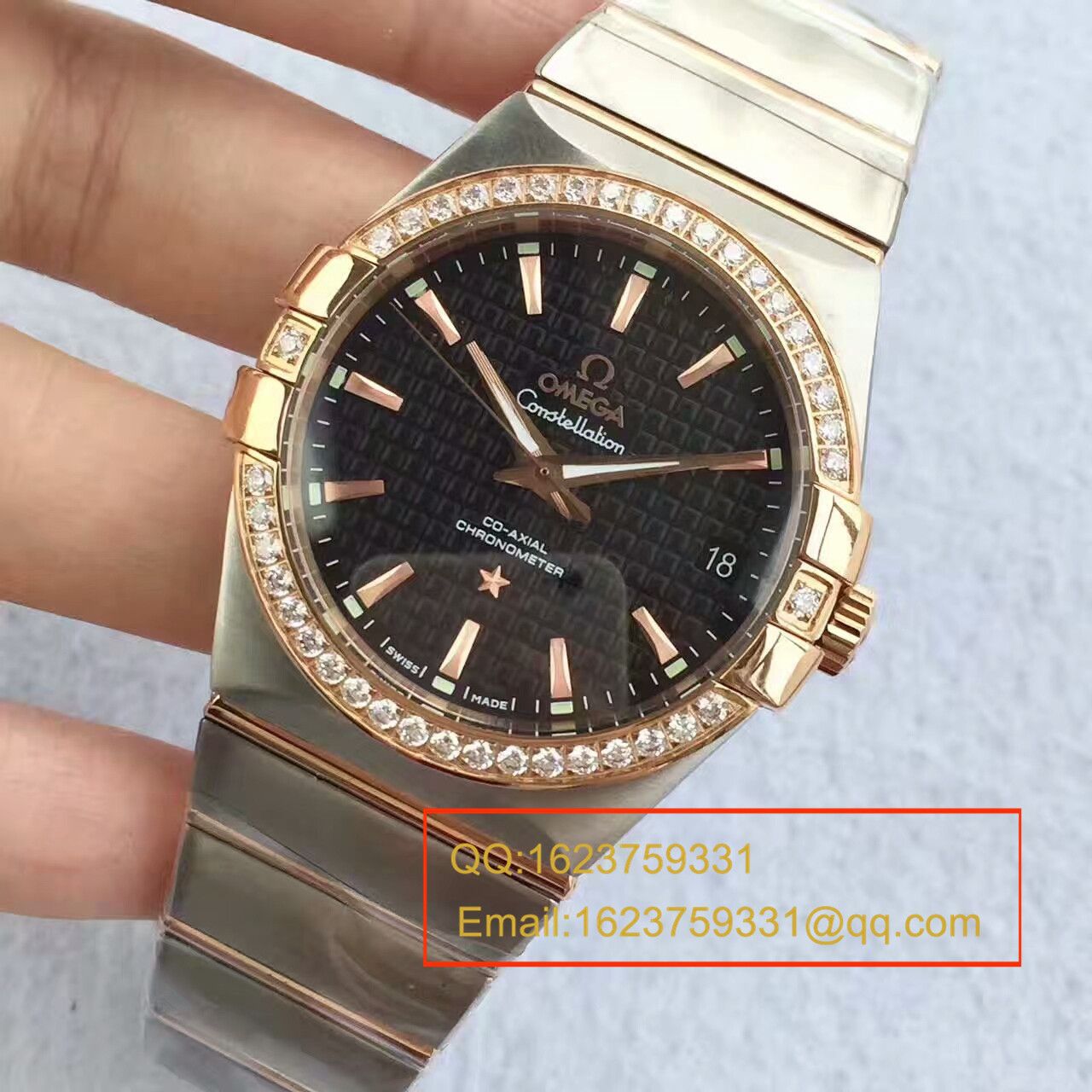 【SSS Perfect  High quality  Replica Watches 】OMEGA Constellation 系列123.20.38.21.01.001 wrist watches 《多色可选》 / M261