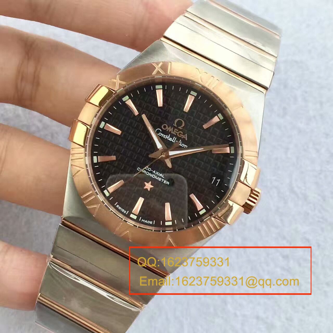 【SSS Perfect  High quality  Replica Watches 】OMEGA Constellation 系列123.20.38.21.01.001 wrist watches 《多色可选》 / M261