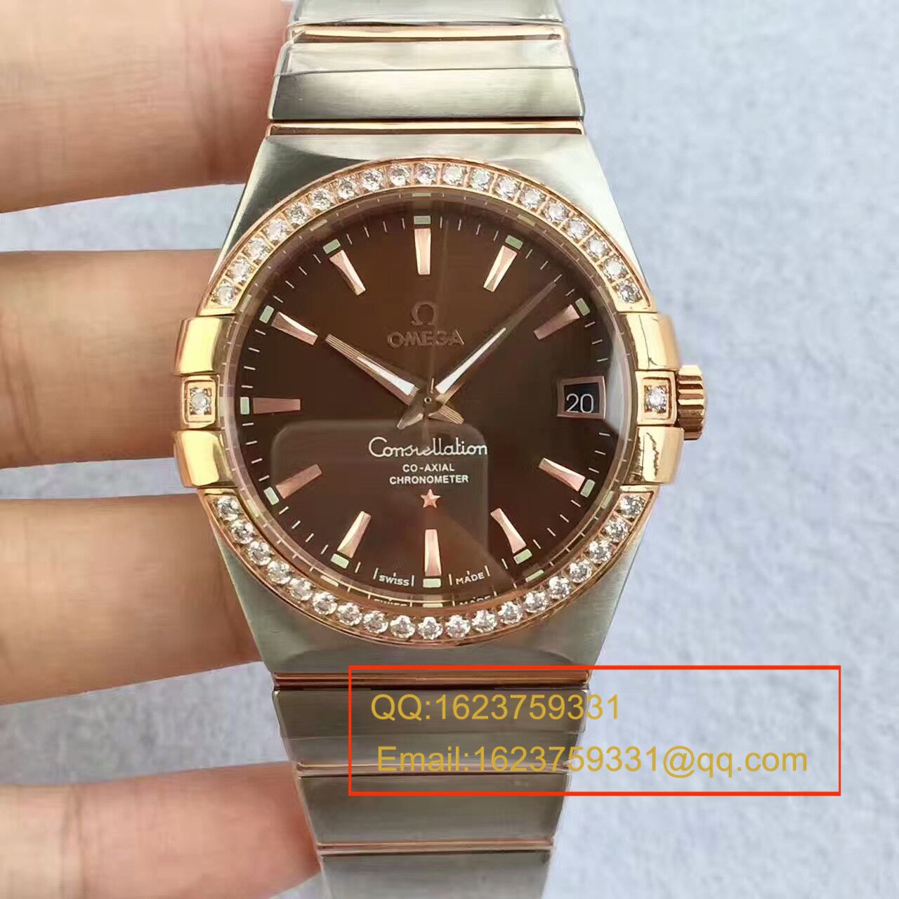 【SSS Perfect  High quality  Replica Watches 】OMEGA Constellation 系列123.20.38.21.01.001 wrist watches 《多色可选》 / M261