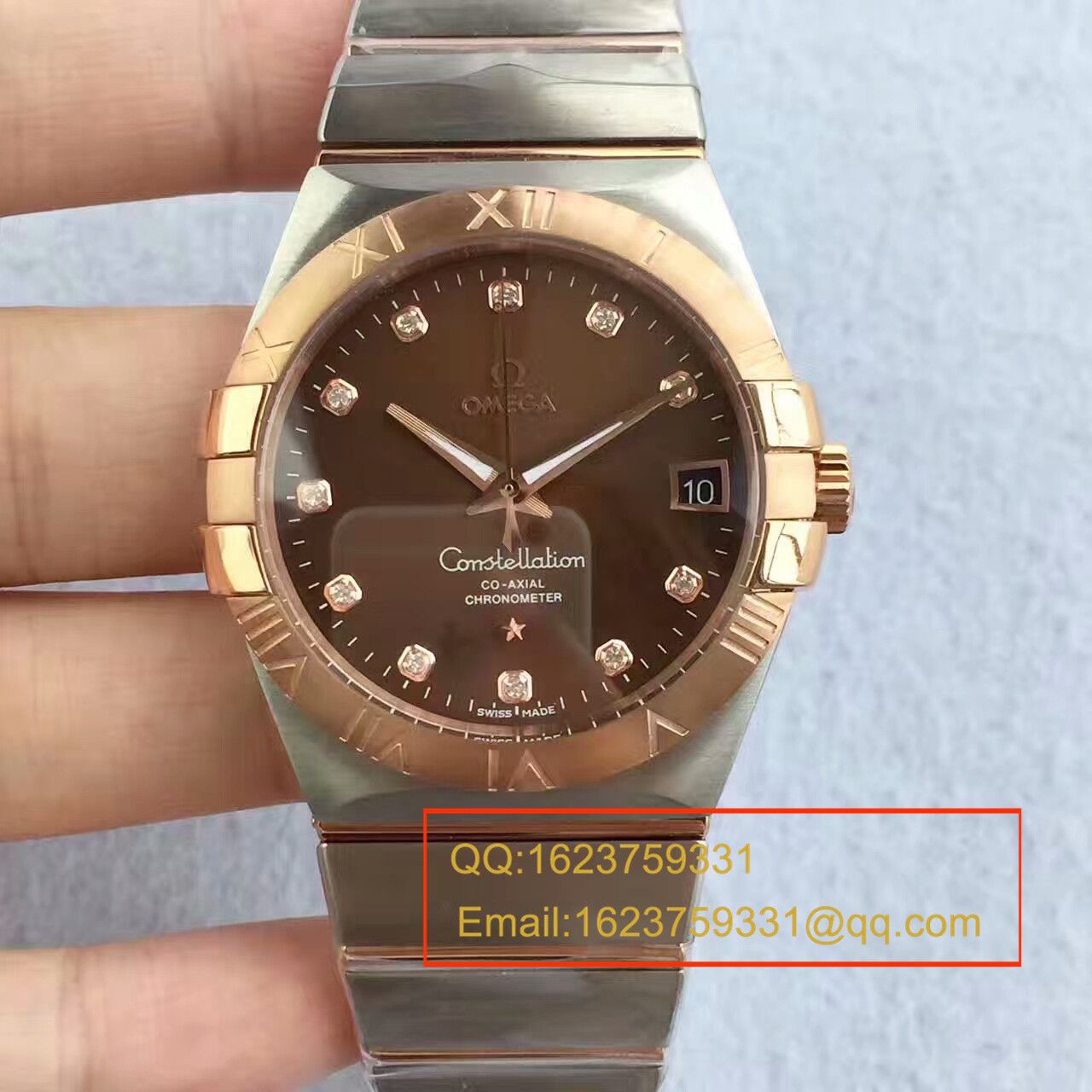 【SSS Perfect  High quality  Replica Watches 】OMEGA Constellation 系列123.20.38.21.01.001 wrist watches 《多色可选》 / M261