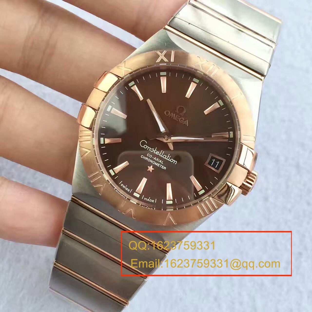 【SSS Perfect  High quality  Replica Watches 】OMEGA Constellation 系列123.20.38.21.01.001 wrist watches 《多色可选》 / M261