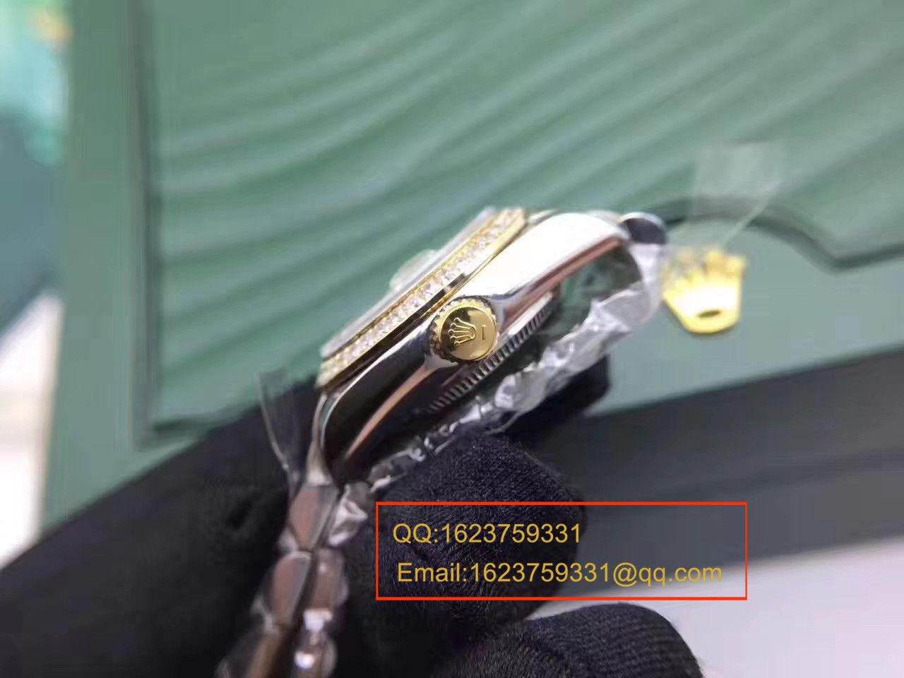 【SY Perfect  High quality  Replica Watches 】 Rolex 女装  Datejust 系列白色镶钻表盘女士 wrist watches  / R151