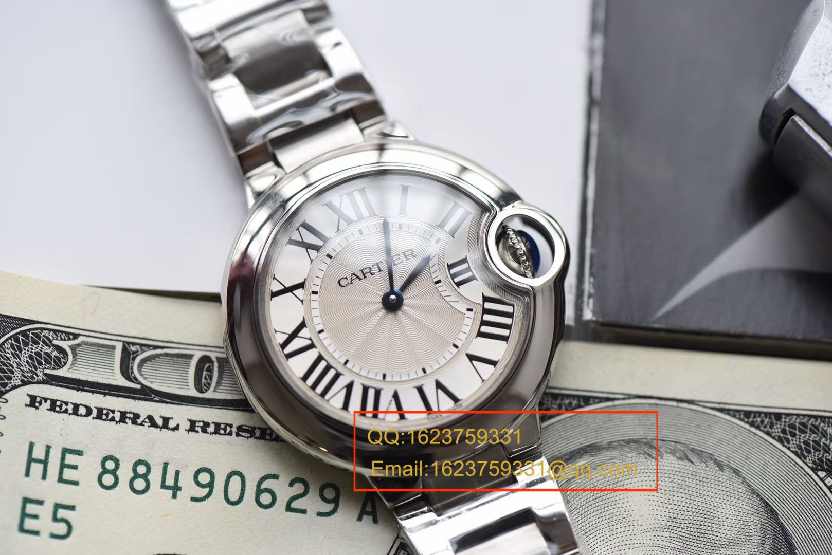 【独家视频测评V6 Factory  Perfect  Knockoff  Watches 】 Cartier  蓝气球系列W6920084女士33毫米石英 wrist watches  / KAC080