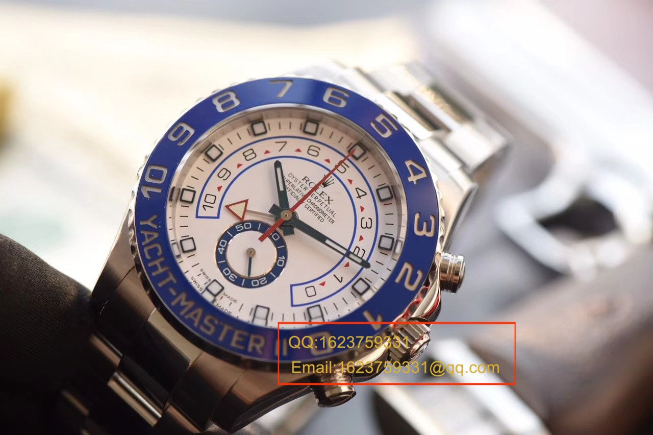 【JF Factory 1:1 High quality  Replica Watches 】 Rolex  Yacht-Master 系列116680 wrist watches  / LLSBE092