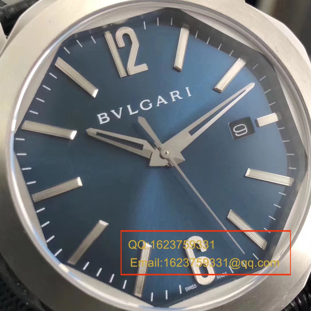 【UF Perfect  High quality  Replica Watches 】 BVLGARI OCTO系列102429 BGO38C3SLD wrist watches  / BGAI001
