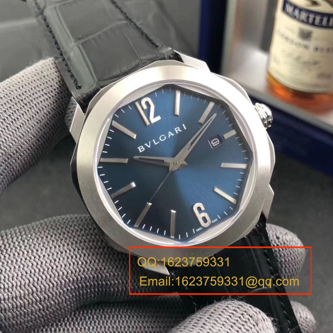 【UF Perfect  High quality  Replica Watches 】 BVLGARI OCTO系列102429 BGO38C3SLD wrist watches  / BGAI001