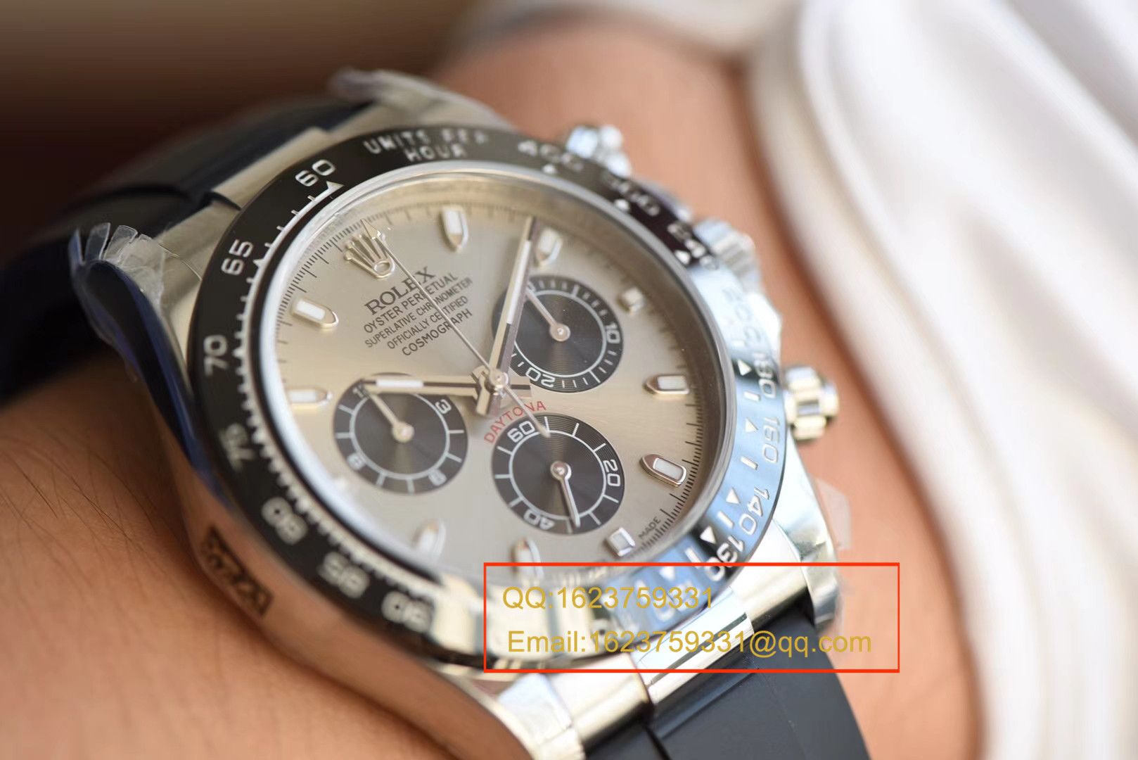  【独家 Video analysis 台湾 Perfect  High quality  Replica Watches 】 Rolex  Cosmograph Daytona  Ditongna 系列M116519ln-0024 wrist watches  / RBB191