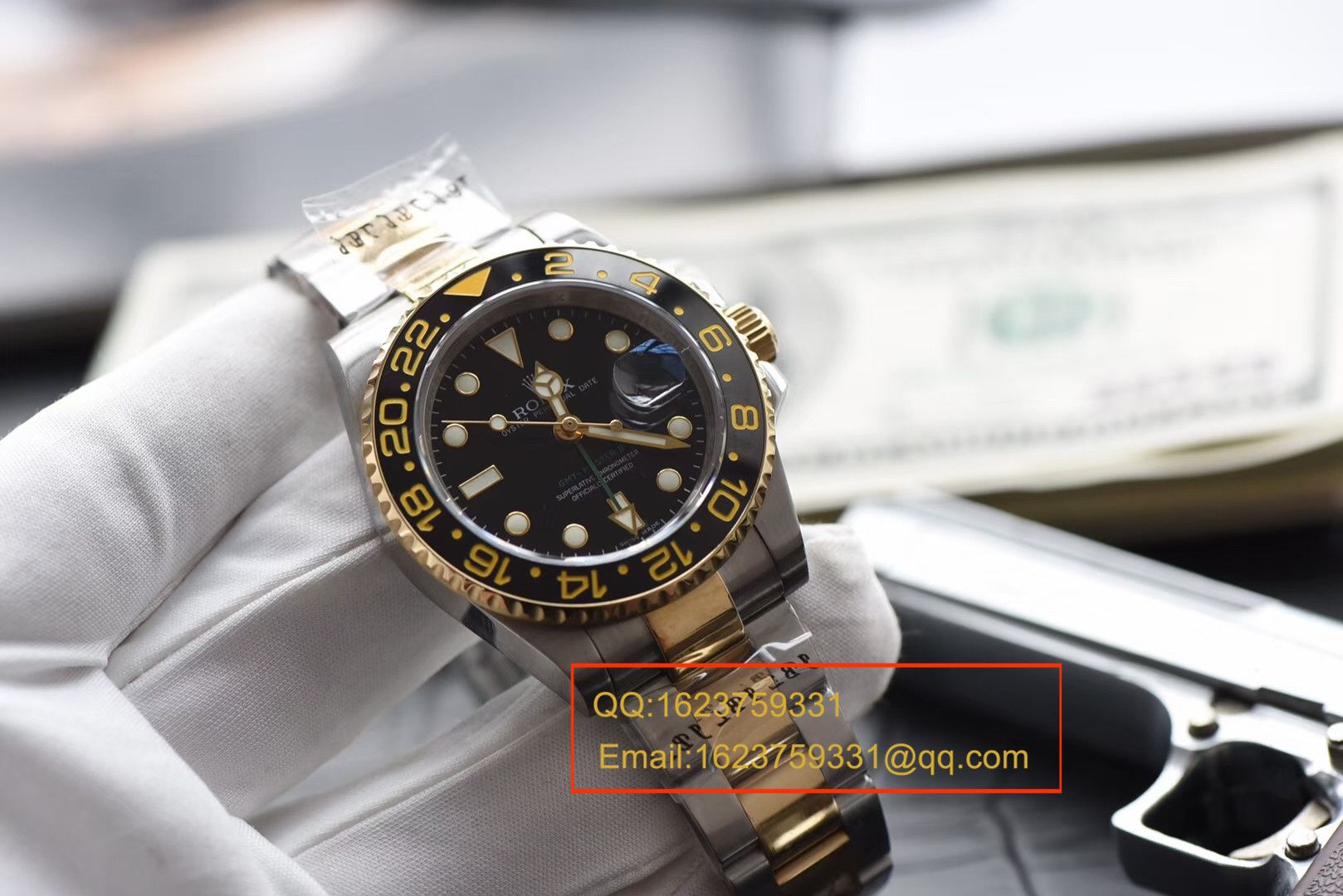 【N Factory V7版本 Perfect  Knockoff  Watches 】 Rolex  GMT MASTER II系列116713-LN-78203 wrist watches 【可选择包金款】 / RBF132