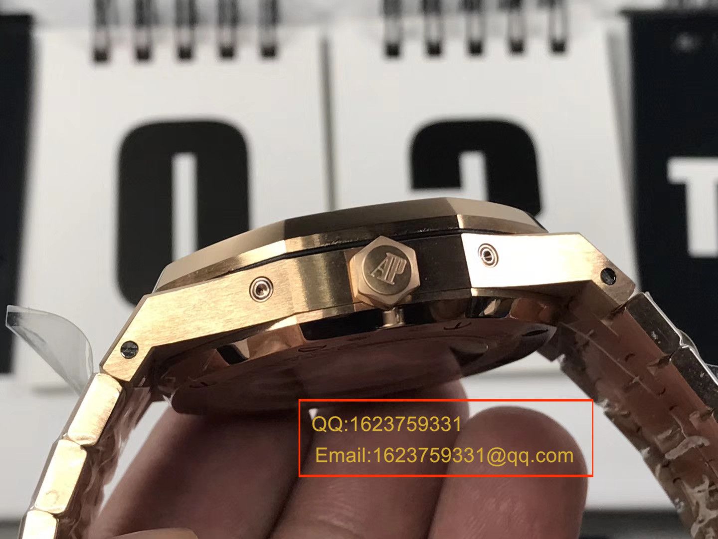 【JF Perfect  High quality  Replica Watches 】Audemars Piguet 皇家橡树系列26574BA.OO.1220BA.01月相 wrist watches  / AP103