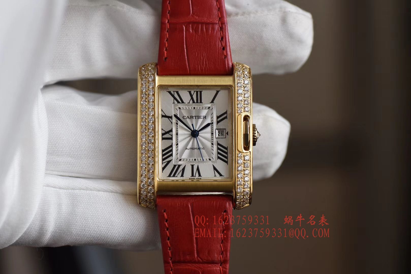 【K11 Perfect  High quality  Replica Watches 】 Cartier  坦克 TANK ANGLAISE系列WT100017女士 wrist watches  / KAH141