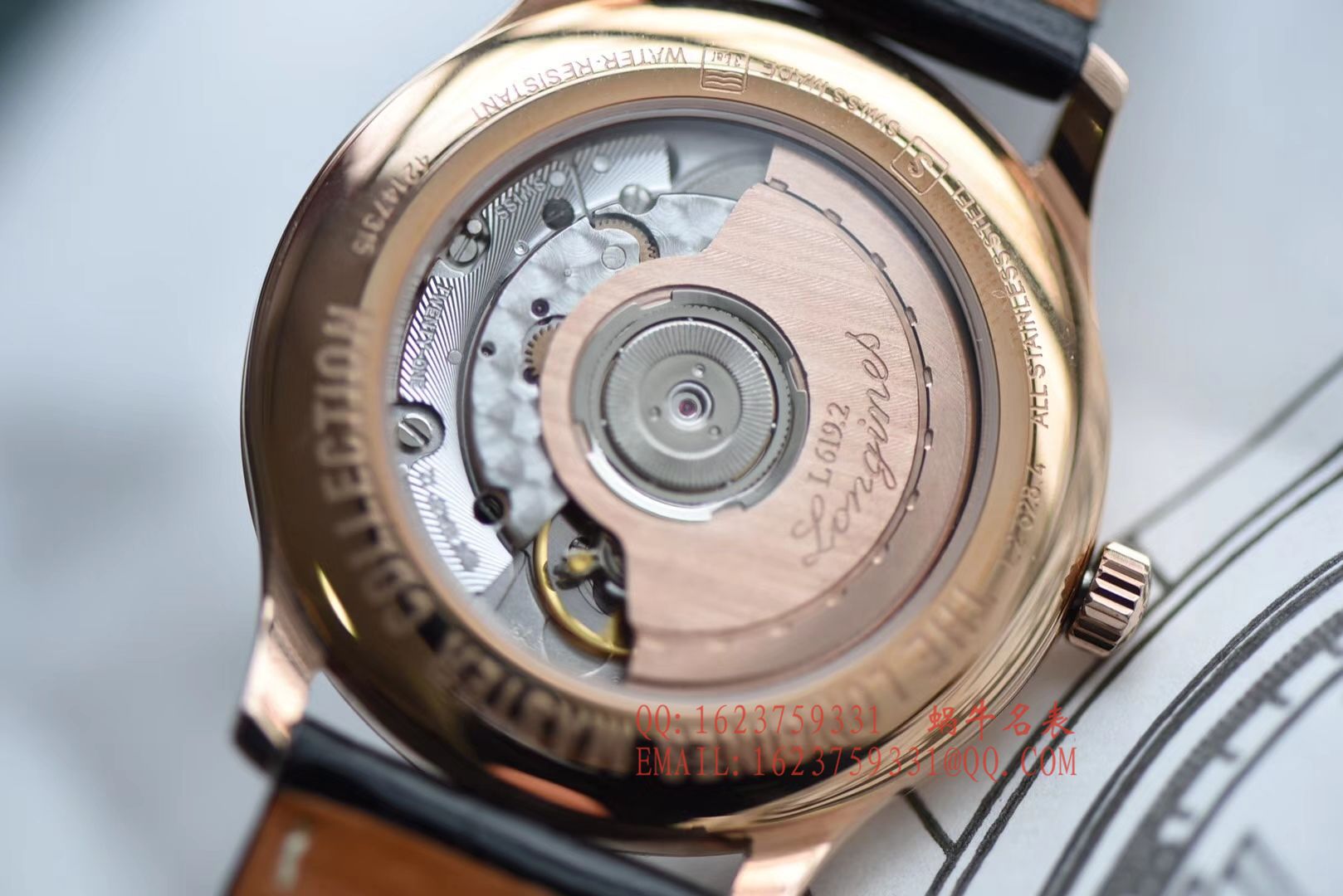 【独家 Video analysis KZ Perfect  High quality  Replica Watches 】 Longines 名匠系列L2.628.6.78.3玫瑰金 wrist watches  / L095
