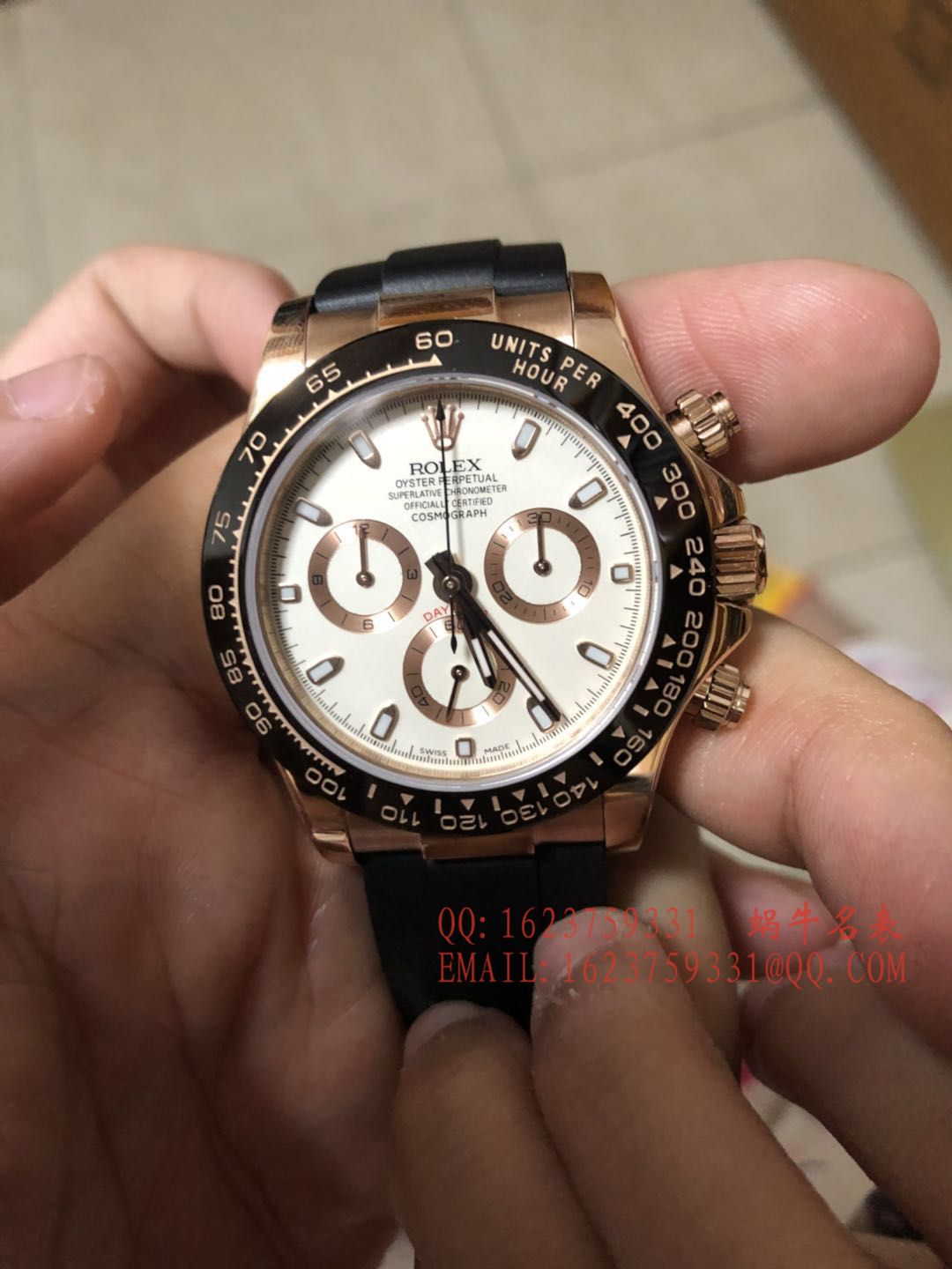 【JF Factory 1:1 Replica  Copy  Watches 】 Rolex  Cosmograph Daytona  Ditongna 系列116515LN-L(FC) 象牙色男表 