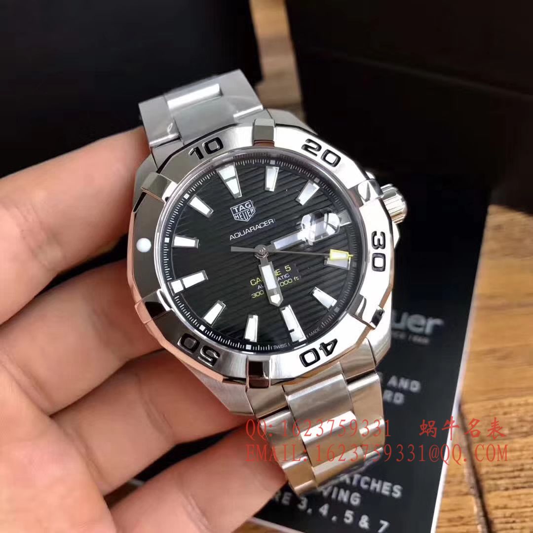 【原单正品】 TAG Heuer 竞潜系列WAY2013.BA0927 、 WAY2010.BA0927《黑面》、WAY2012.BA0927《蓝面》 wrist watches  / TG054