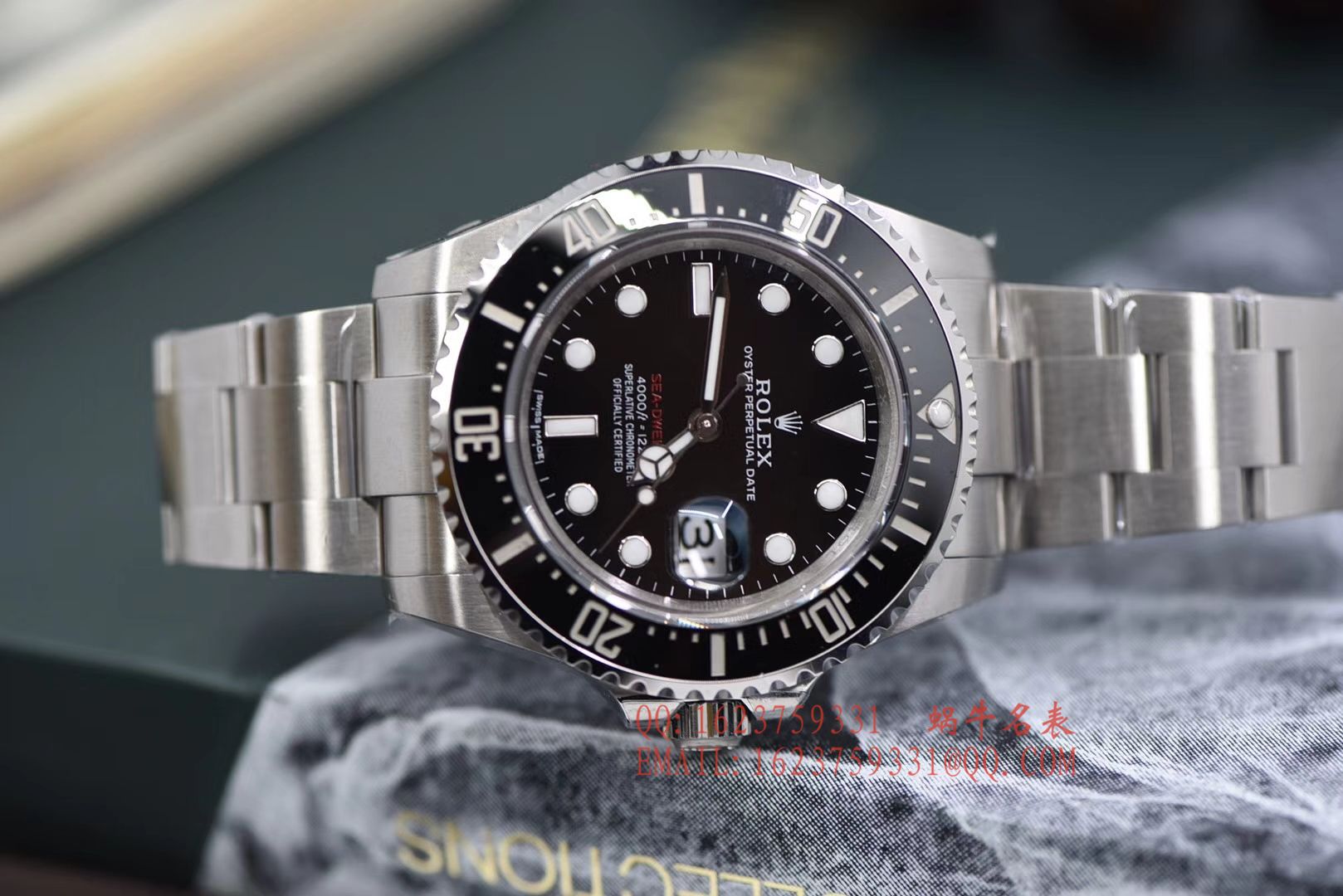 【独家 Video analysis VR Perfect  High quality  Replica Watches 】 Rolex ROLEX海使型系列Rolex Sea-Dweller 50周年【单红】126600 wrist watches  / RBF193