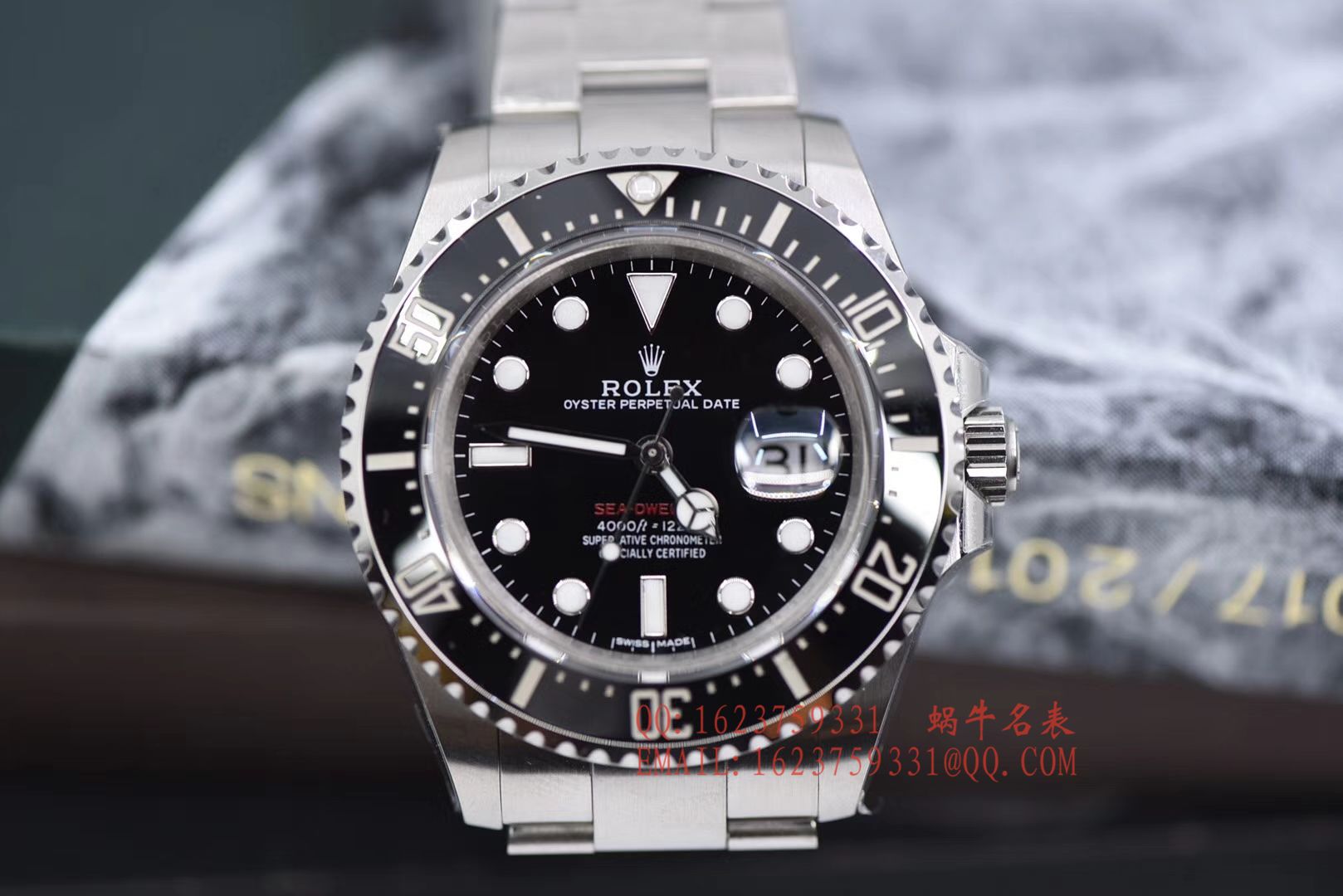 【独家 Video analysis VR Perfect  High quality  Replica Watches 】 Rolex ROLEX海使型系列Rolex Sea-Dweller 50周年【单红】126600 wrist watches  / RBF193