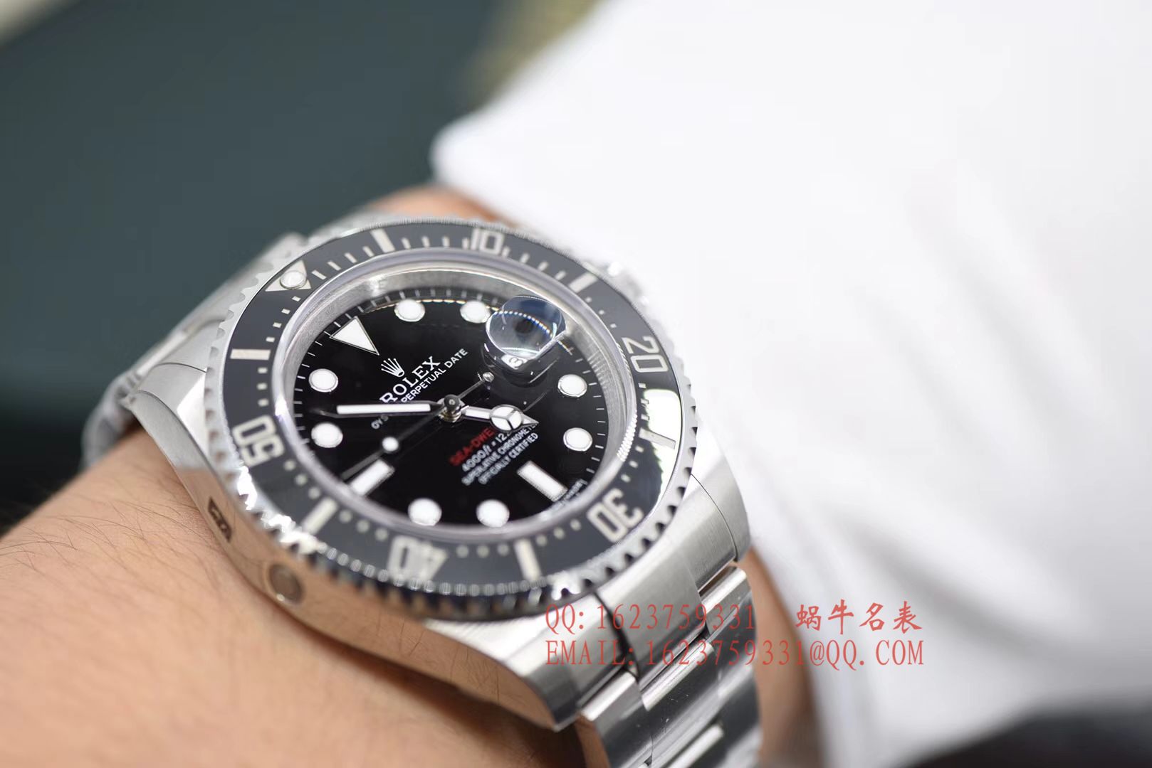 【独家 Video analysis VR Perfect  High quality  Replica Watches 】 Rolex ROLEX海使型系列Rolex Sea-Dweller 50周年【单红】126600 wrist watches  / RBF193