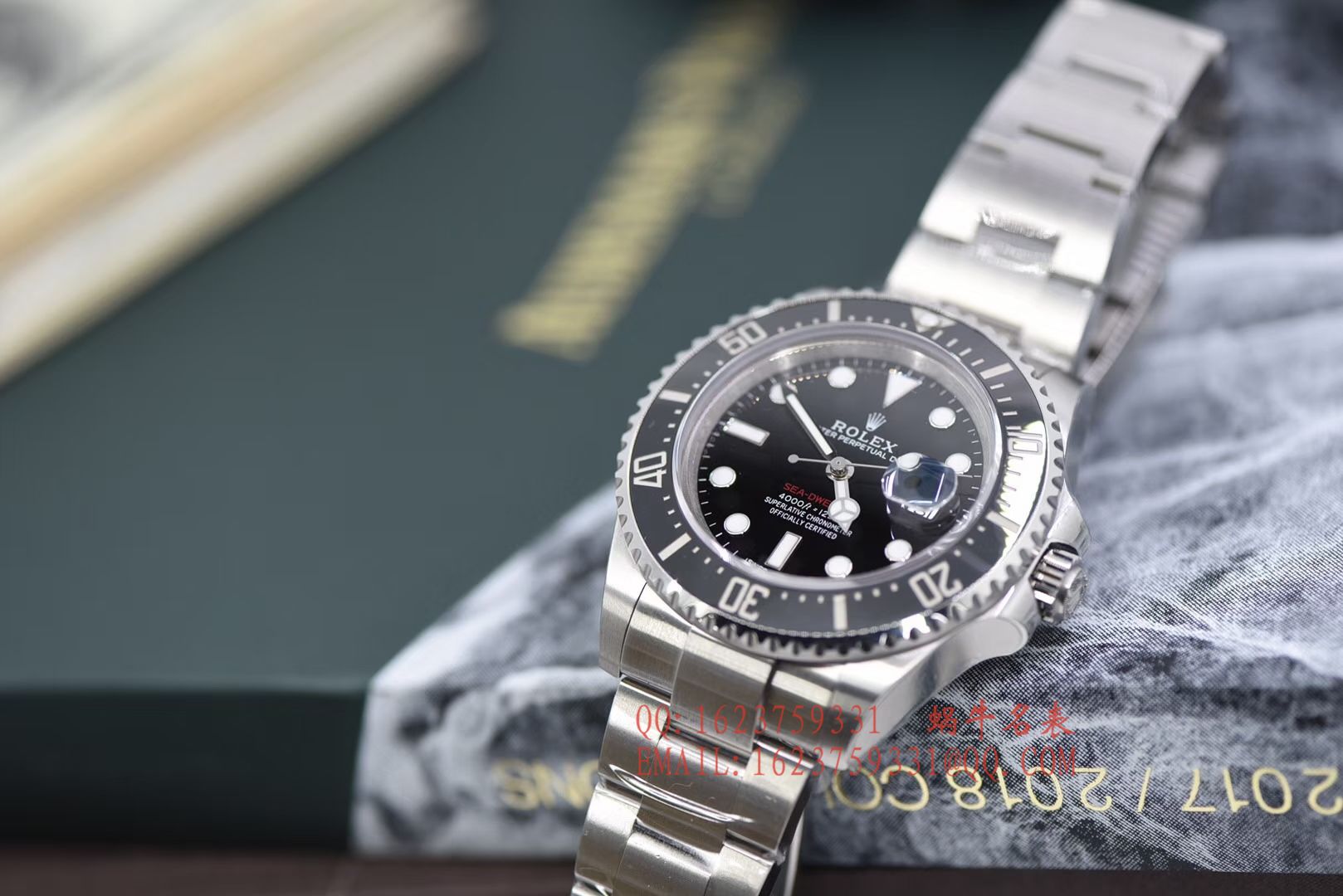 【独家 Video analysis VR Perfect  High quality  Replica Watches 】 Rolex ROLEX海使型系列Rolex Sea-Dweller 50周年【单红】126600 wrist watches  / RBF193
