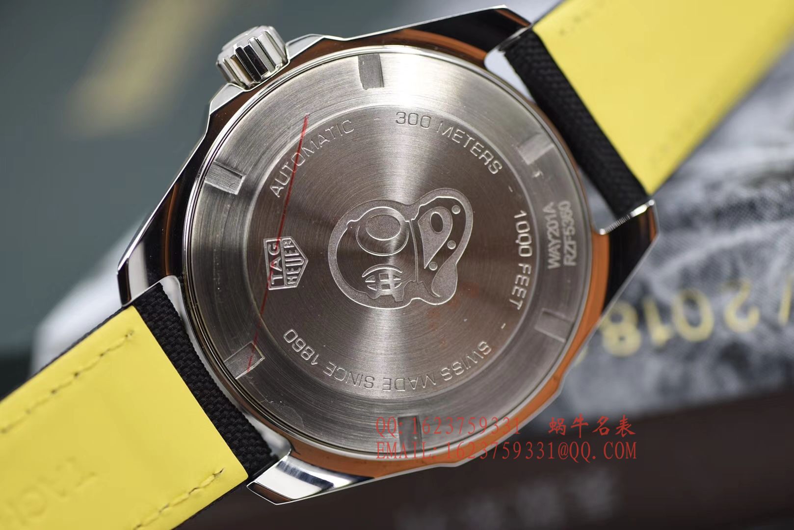 【原单正品、专柜验货】李易峰同款 TAG Heuer 竞潜300M wrist watches 系列系列WAY201A.FT6069 wrist watches  / TG057