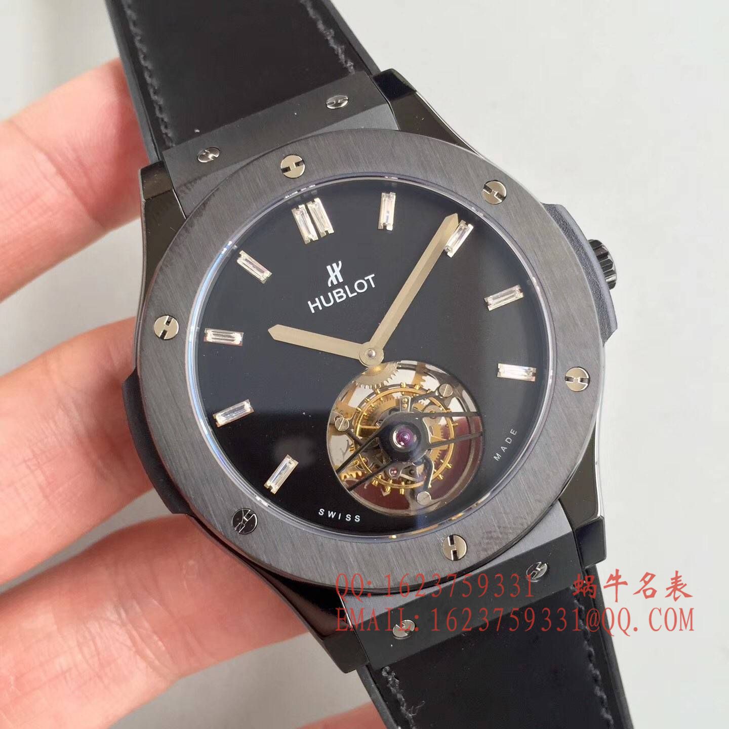 【TF Perfect  High quality  Replica Watches 】 hublot 经典融合系列 505.CS.1270.VR Tourbillon  wrist watches  / YB052