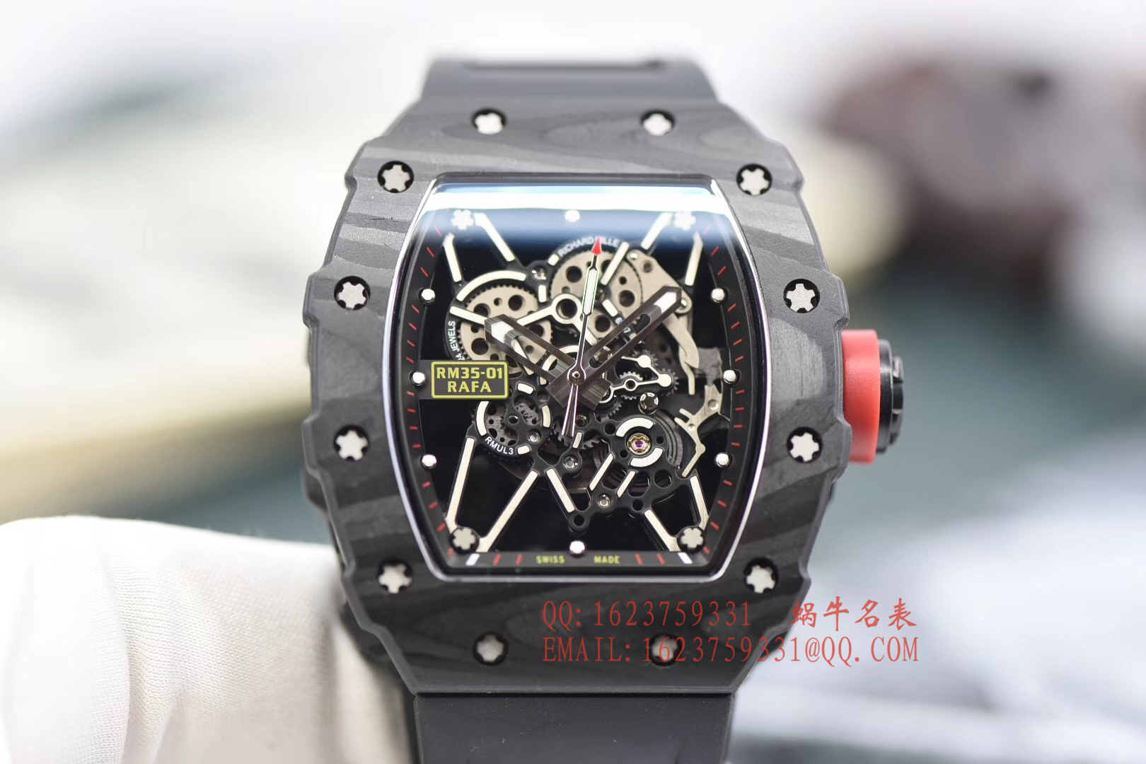 【独家 Video analysis KV Perfect  High quality  Replica Watches 】 RICHARD MILLE 男士系列RM 35-01 RAFAEL NADAL wrist watches  /  RICHARD MILLE RM035-01