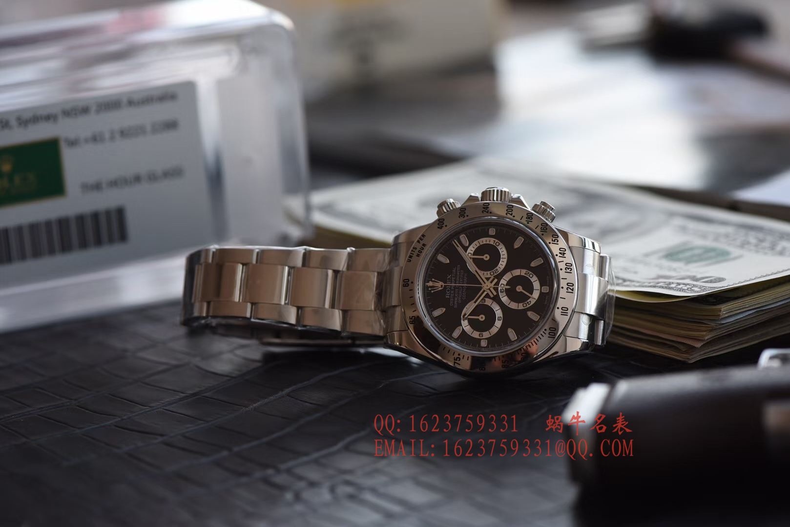 【AR Perfect  High quality  Replica Watches 】 Rolex  Cosmograph Daytona  Ditongna 系列116520-78590 黑盘 wrist watches (黑钢迪)、116520-78590 白盘 wrist watches (白钢迪) / RBH195