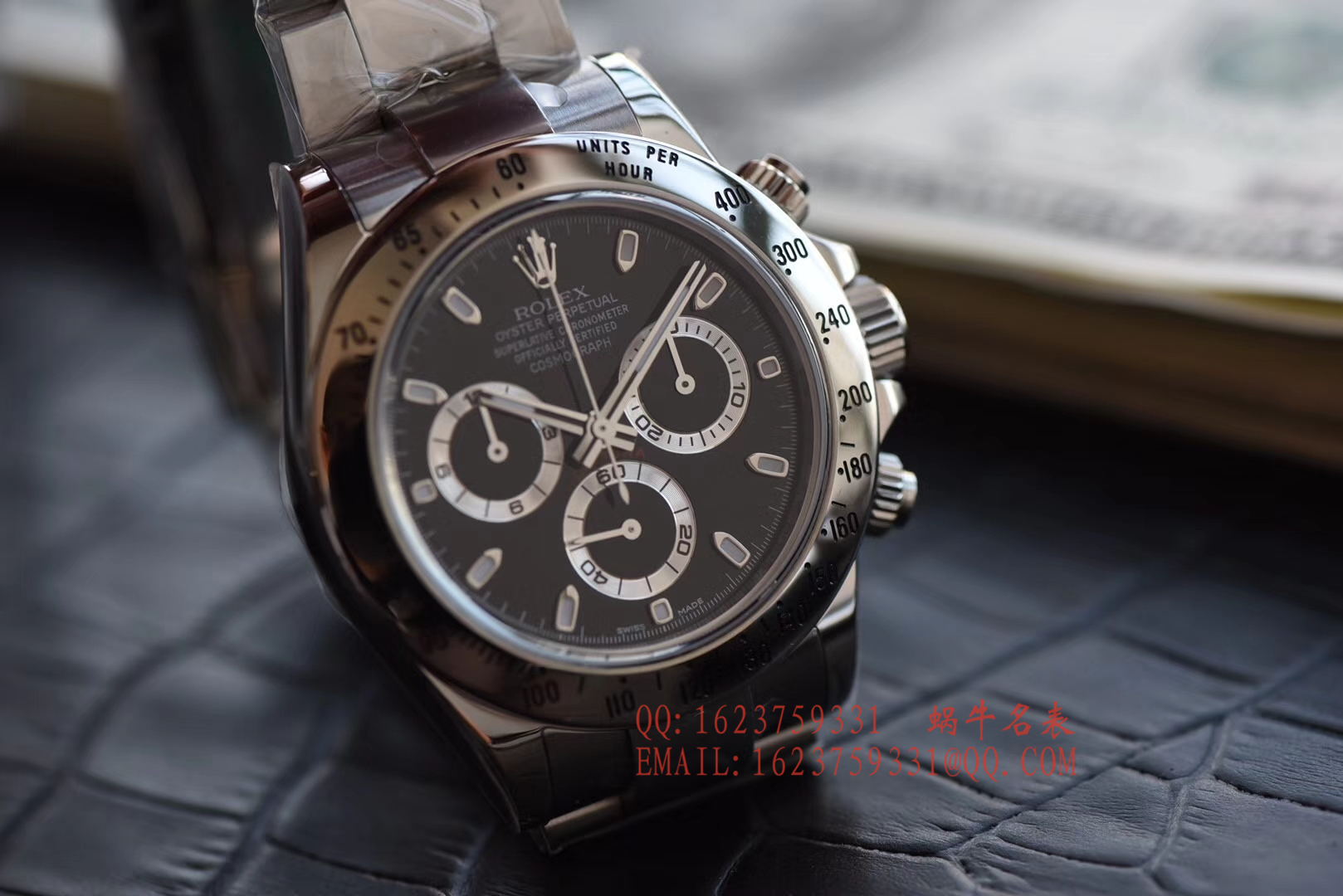 【AR Perfect  High quality  Replica Watches 】 Rolex  Cosmograph Daytona  Ditongna 系列116520-78590 黑盘 wrist watches (黑钢迪)、116520-78590 白盘 wrist watches (白钢迪) / RBH195