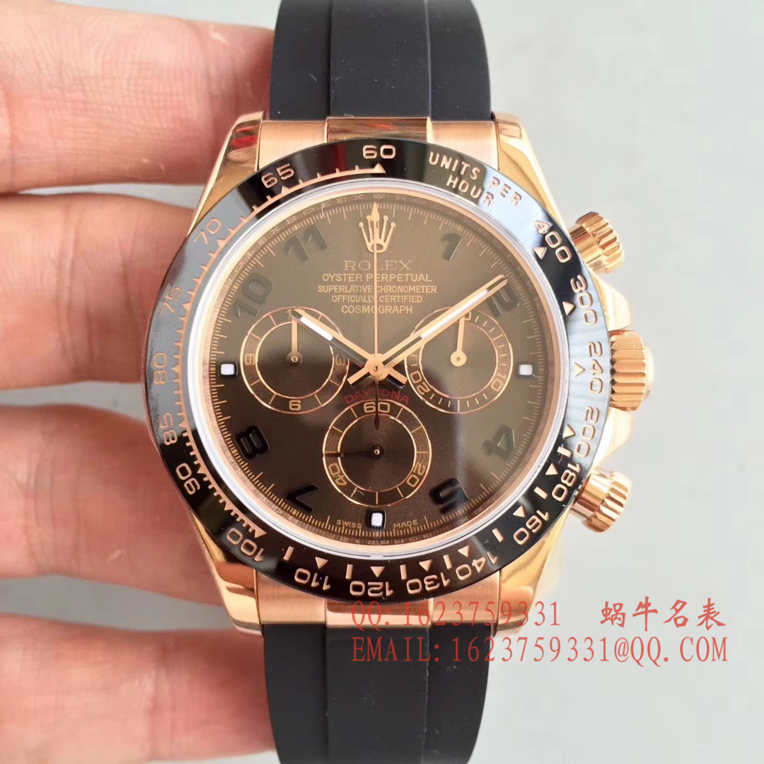 【AR Perfect  High quality  Replica Watches 】 Rolex ROLEX Cosmograph Daytona  Ditongna 系列116518LN wrist watches  