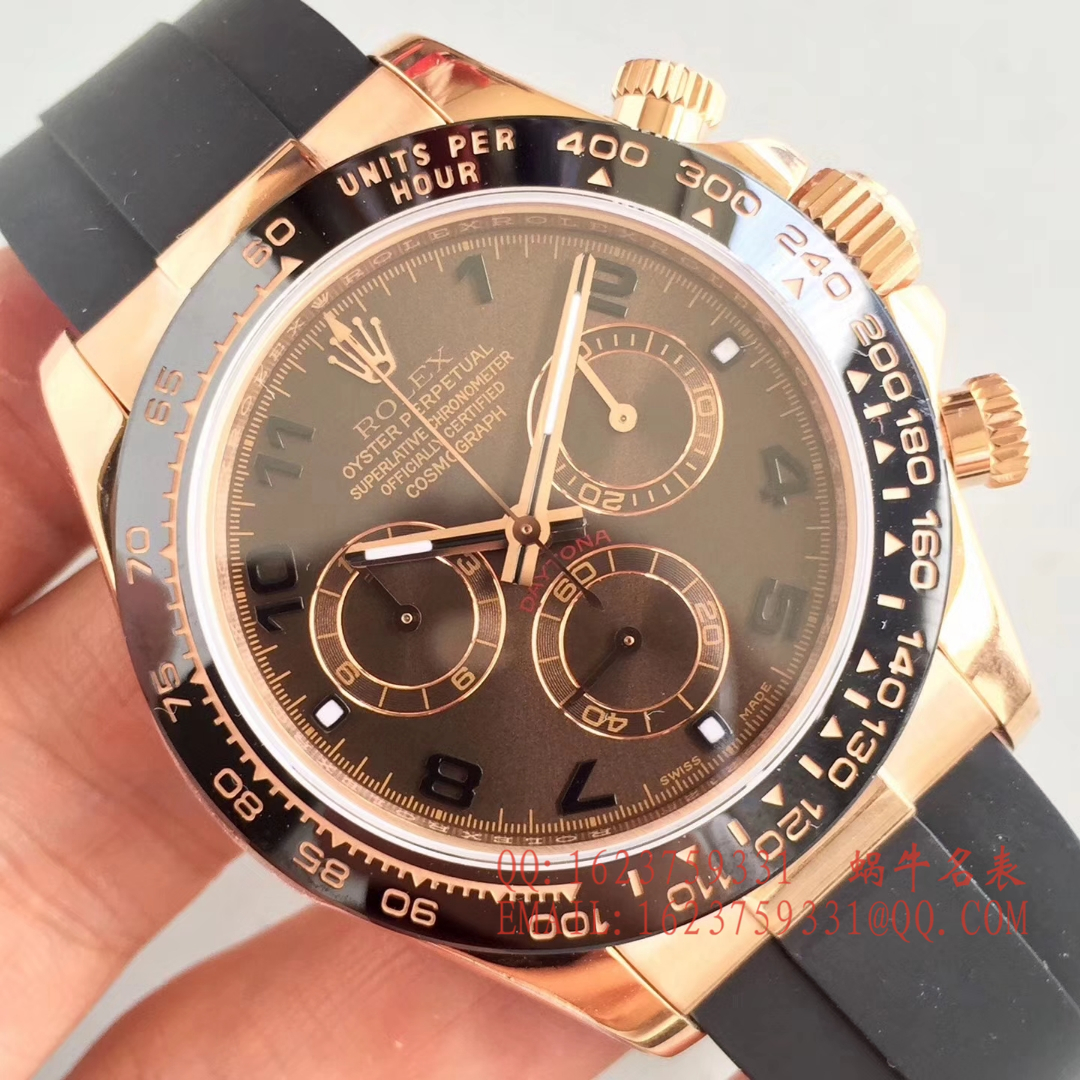 【AR Perfect  High quality  Replica Watches 】 Rolex ROLEX Cosmograph Daytona  Ditongna 系列116518LN wrist watches  