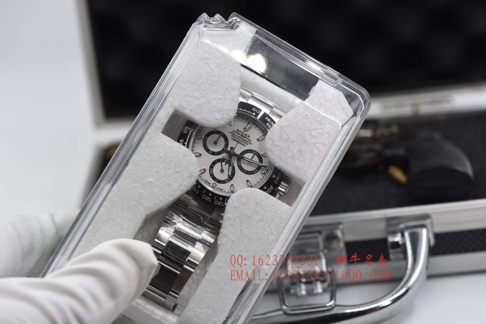 【AR Perfect  High quality  Replica Watches 】 Rolex  Cosmograph Daytona  Ditongna 系列116500LN-78590白盘 wrist watches 《熊猫 Ditongna 》 / RBI022