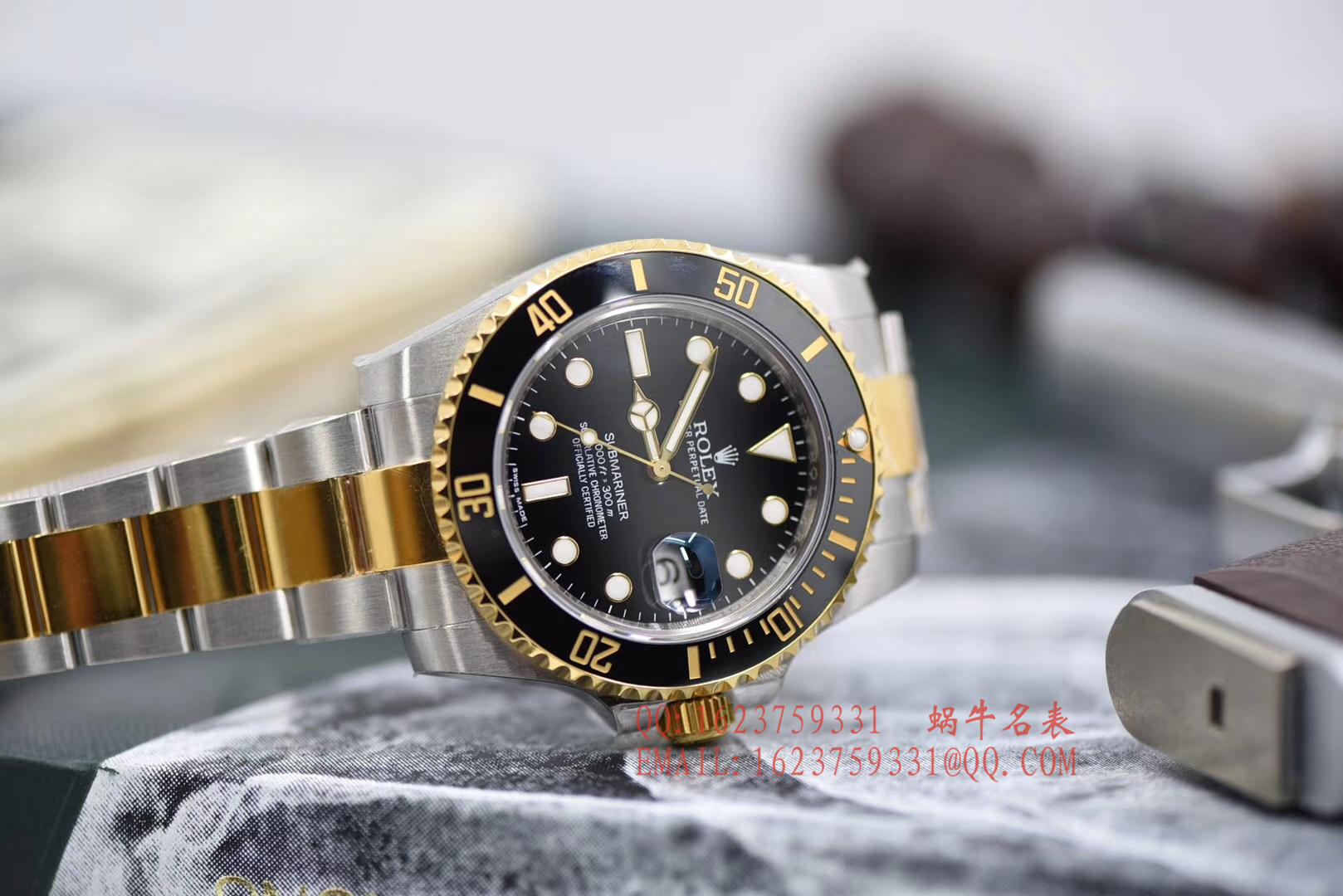 【独家 Video analysis VR Perfect  High quality  Replica Watches 】 Rolex  Submariner 型116612-LN-97203包间金 Submariner  / R197
