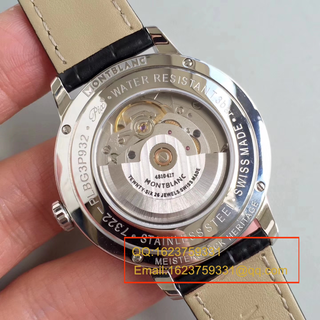 【ER Perfect  High quality  Replica Watches 】万宝龙HERITAGE SPIRIT系列U0111622 / U0111624《玫瑰金壳》 wrist watches  / MBAI13