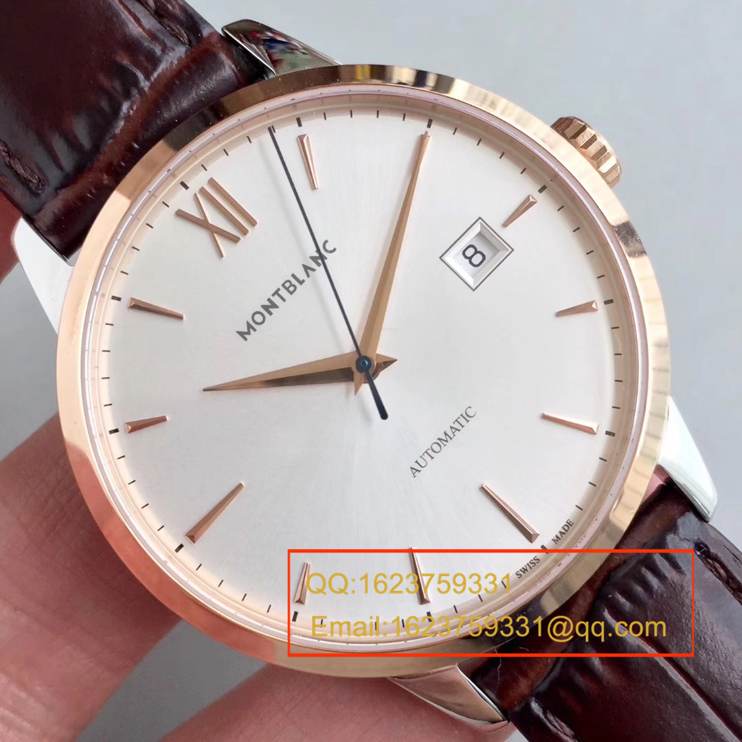 【ER Perfect  High quality  Replica Watches 】万宝龙HERITAGE SPIRIT系列U0111622 / U0111624《玫瑰金壳》 wrist watches  / MBAI13