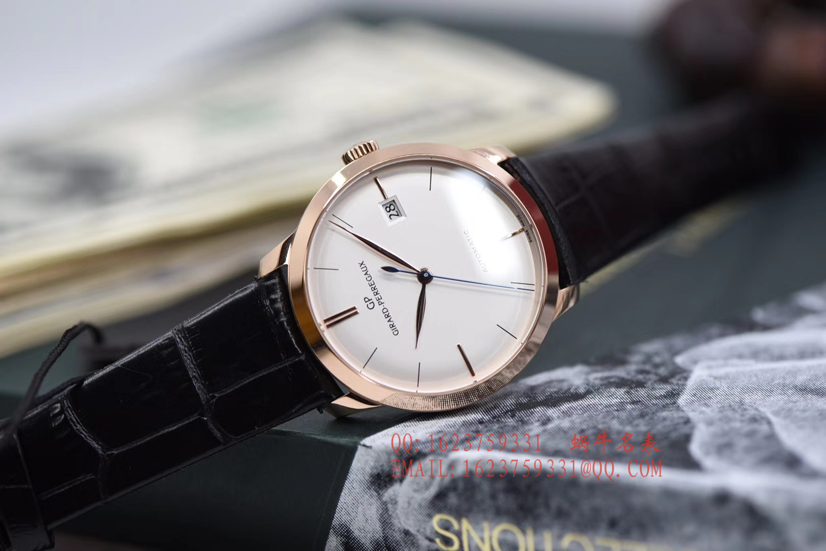 【FK Perfect  High quality  Copy  Watches 】芝柏1966系列49525-52-131-BK6A wrist watches  / JPAI09