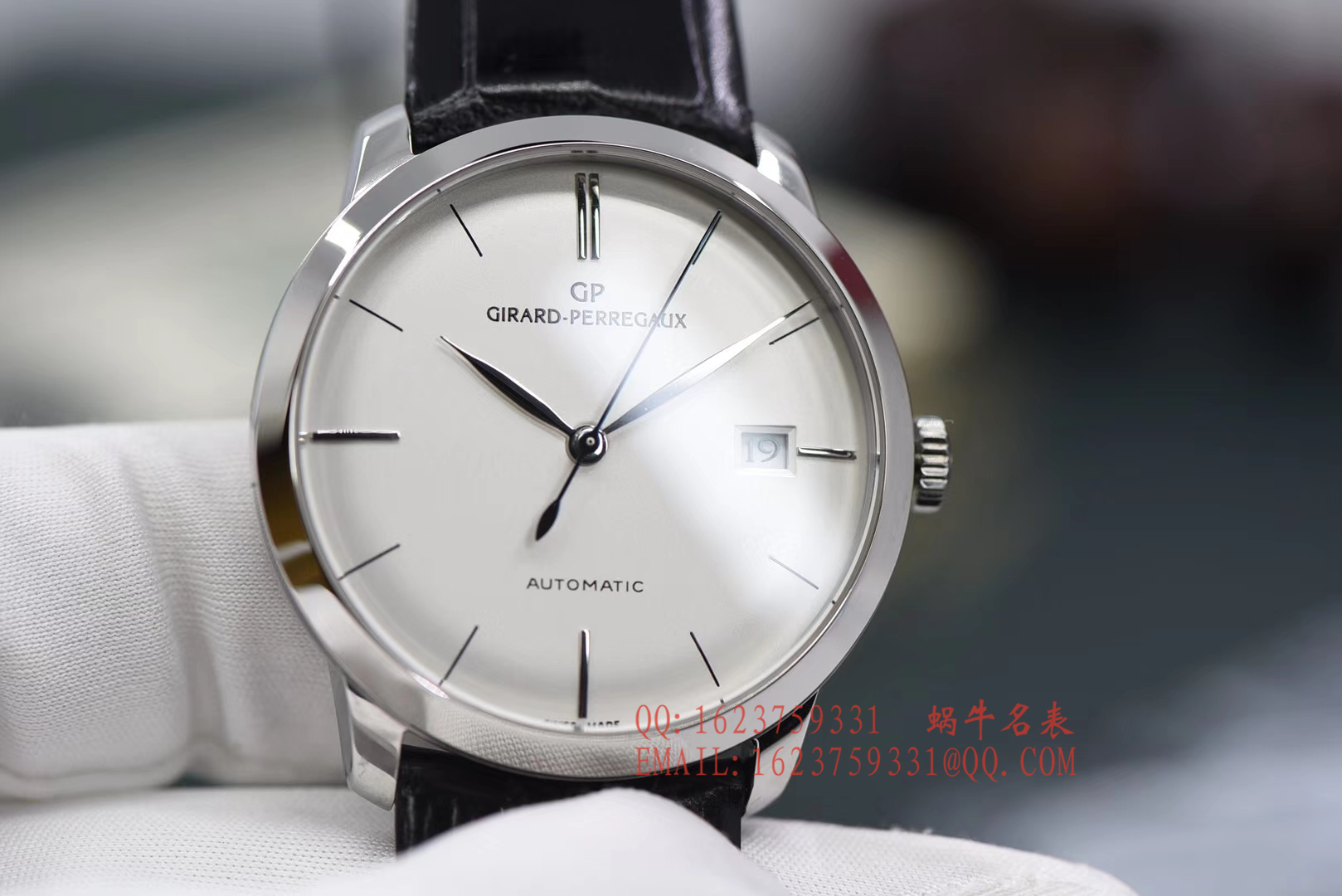 【FK Perfect  High quality  Replica Watches 】GP芝柏表1966系列49525-53-131-BK6A wrist watches  / JPAI10