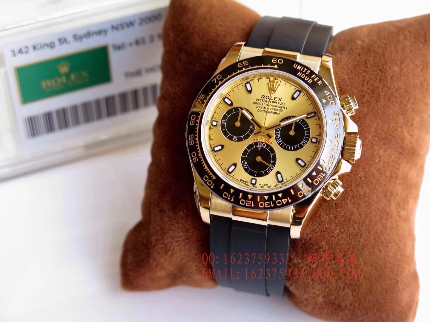 【AR Perfect  High quality  Replica Watches 】 Rolex ROLEX Cosmograph Daytona  Ditongna 系列116518LN wrist watches  / R141