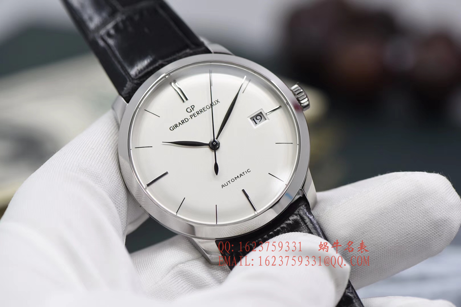 【FK1:1 High quality  Replica Watches 】GP芝柏表1966系列49525-79-431-BK6A wrist watches  / M015