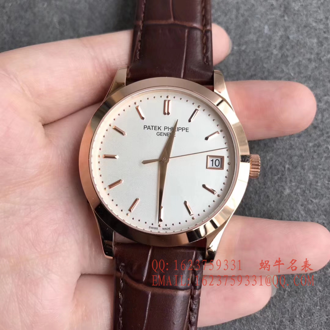 【台湾 Perfect  Copy  Watches 】 PATEK PHILIPPE 古典表系列5296R-010 玫瑰金 wrist watches  / BD143